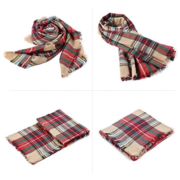 Soft Plaid Scarf -NWT - Picture 6 of 6